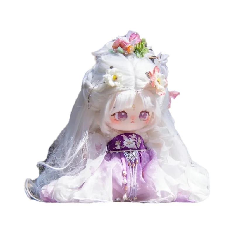 Boneca De Algodão Kawaii De 20cm Com Olhos Grandes, Figura De